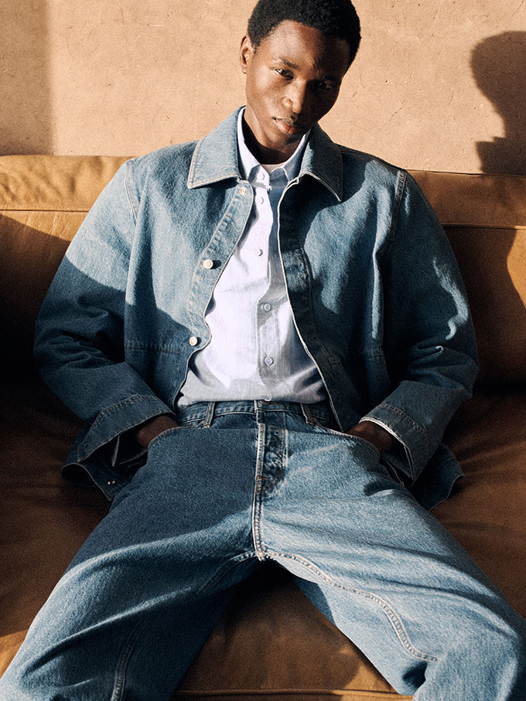 ミニマルデニムジャケット